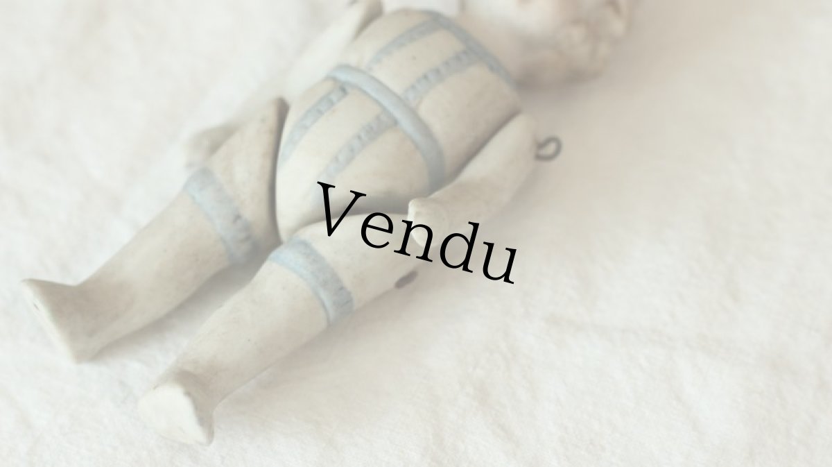 画像7: ブロンドヘアのビスクドール/German (7)