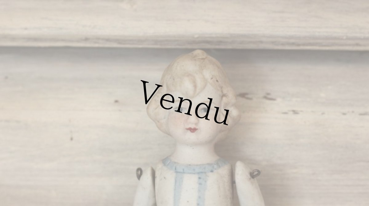 画像2: ブロンドヘアのビスクドール/German (2)