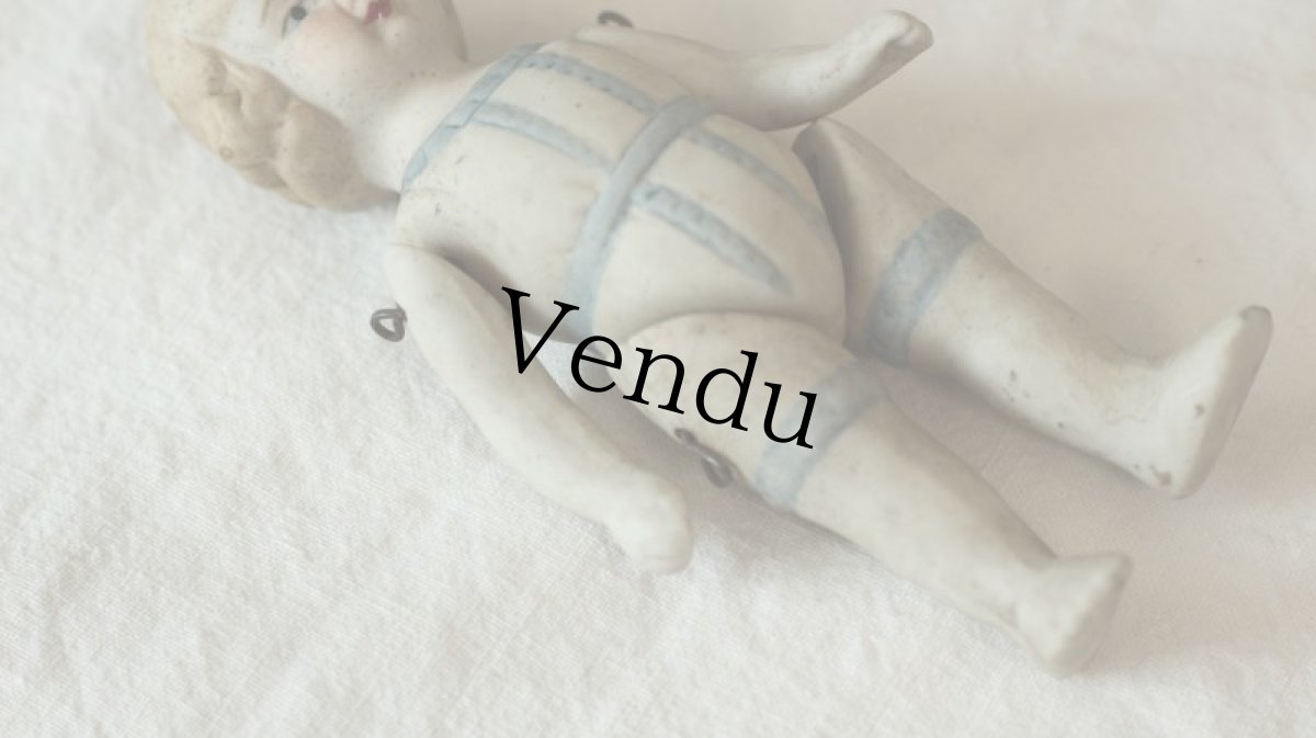 画像8: ブロンドヘアのビスクドール/German (8)