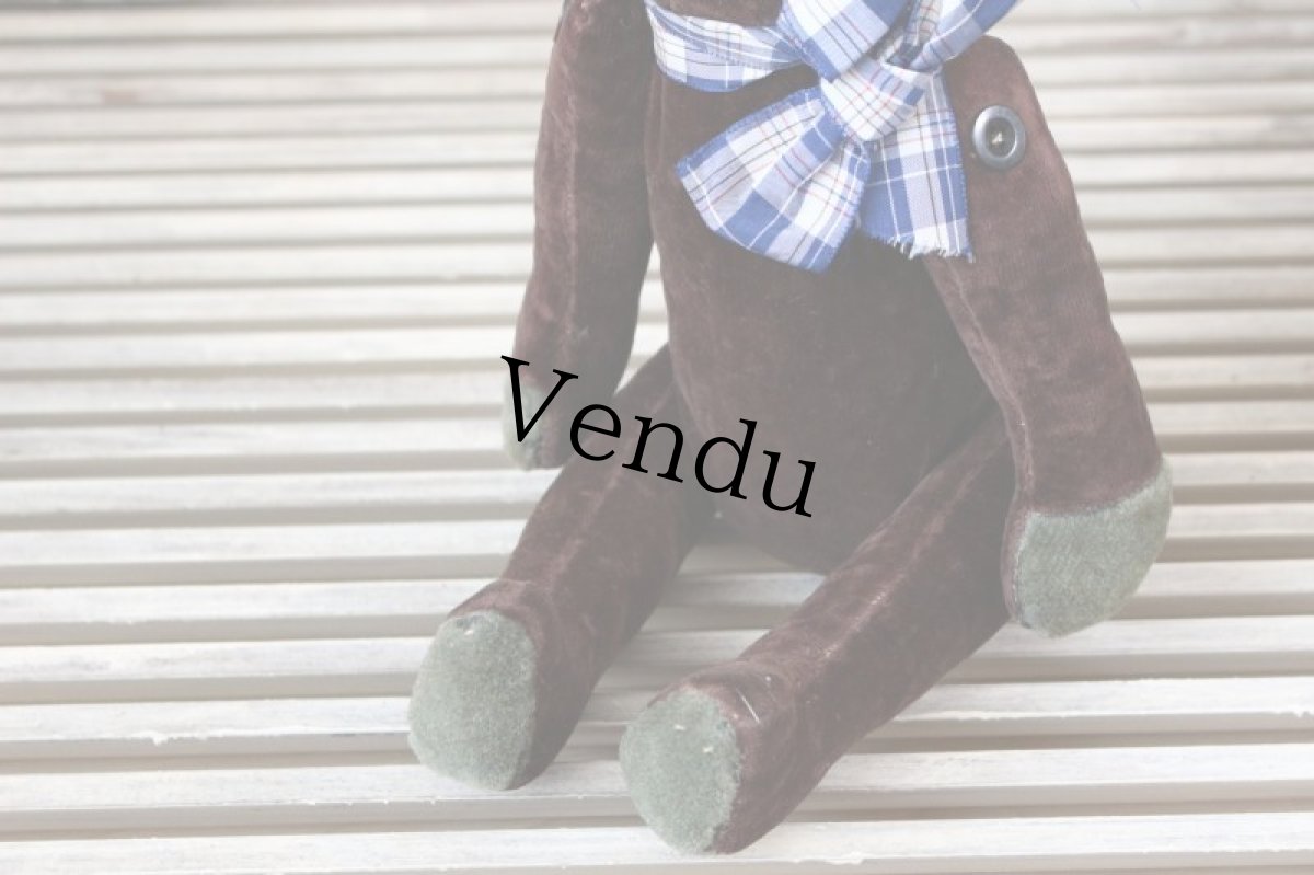 画像3: ブラウンのフレンチベア (3)