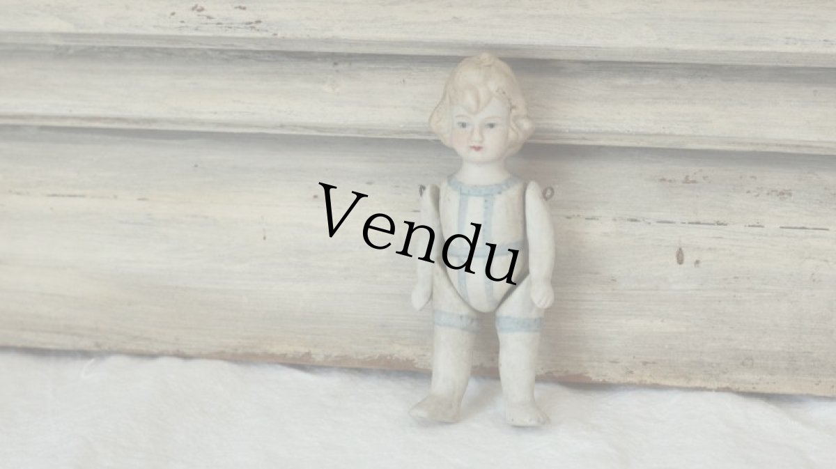 画像4: ブロンドヘアのビスクドール/German (4)