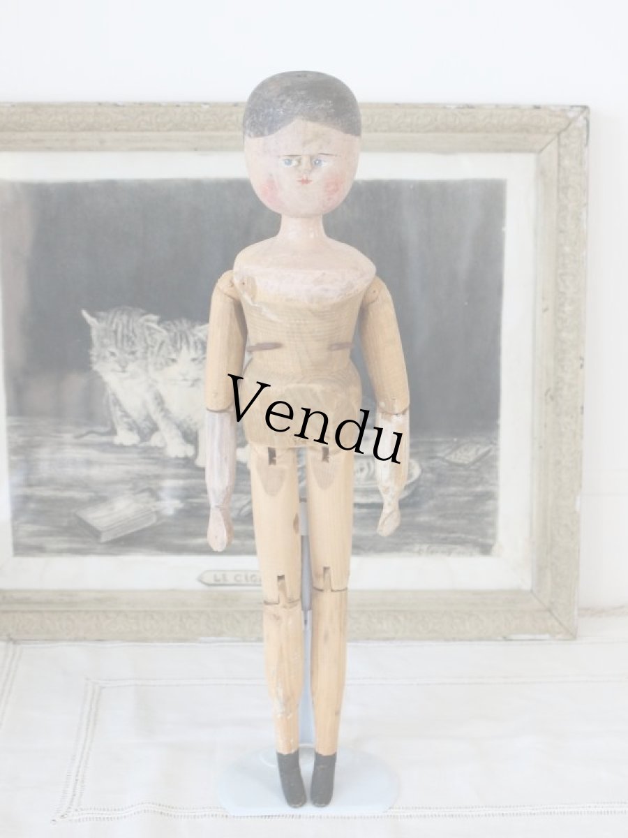 画像12: 大きなウッデン ペグ ドール //--sale-- (12)