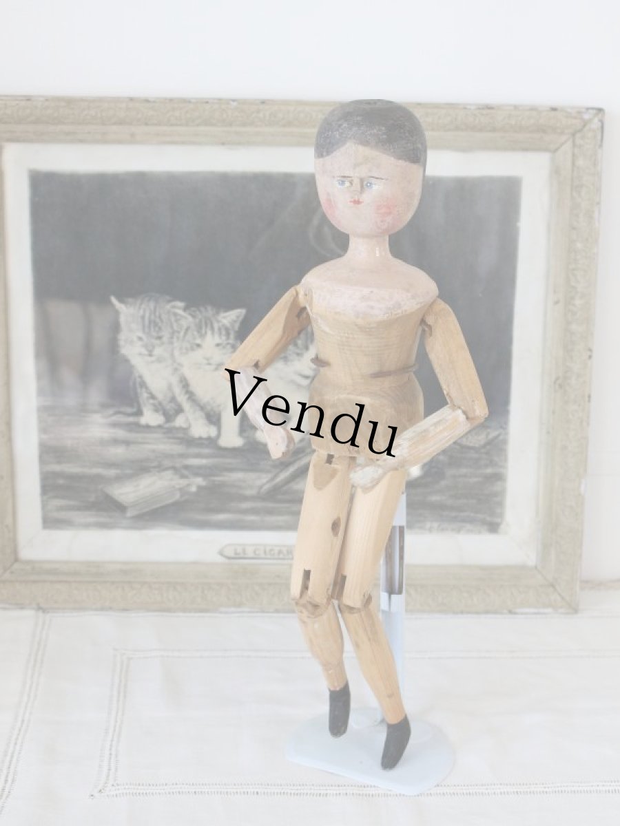 画像8: 大きなウッデン ペグ ドール //--sale-- (8)