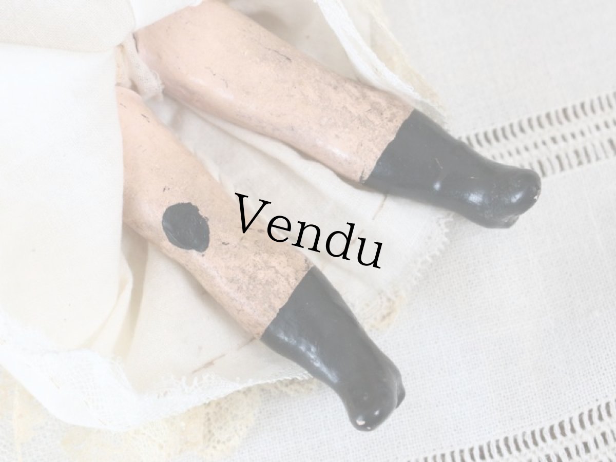 画像11: SFBJ PARIS/水色リボンのビスクドール//--sale-- (11)