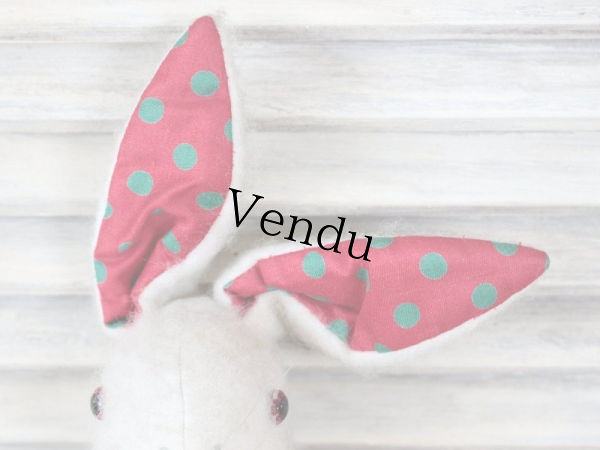 画像6: ドット耳の白兎/French (6)