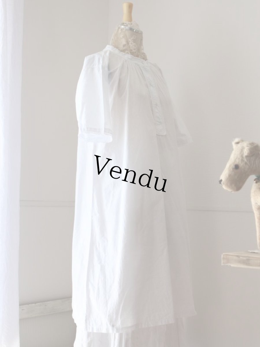 画像2: フランスアンティーク/フレンチワンピース (2)