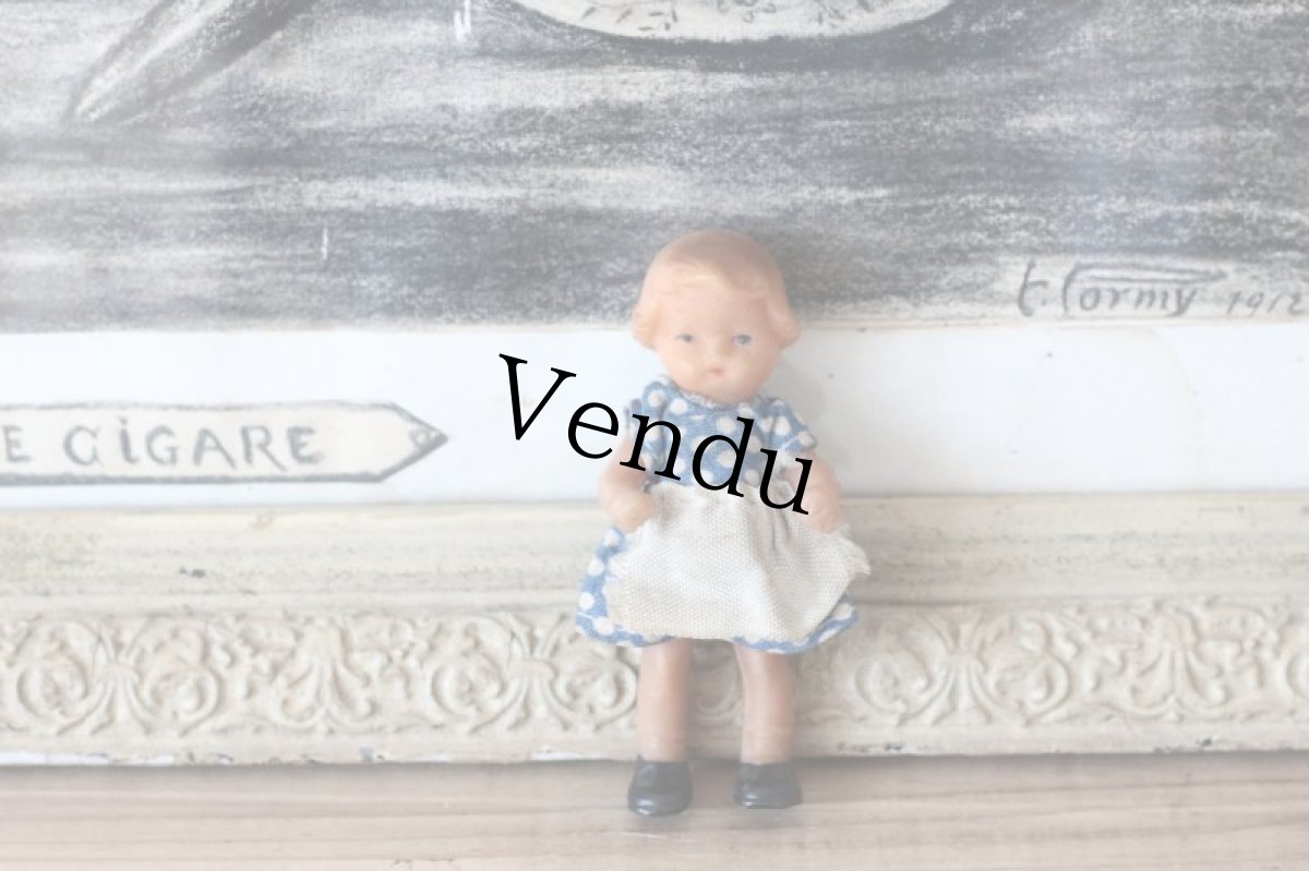 画像1: 水色ワンピースのAri doll/ラバードール (1)