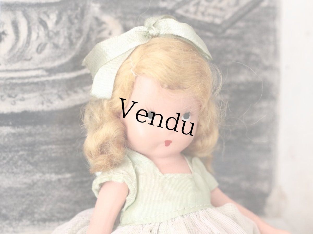 画像3: 若草色ドレスのNancy Ann / ナンシー アン ドール (3)