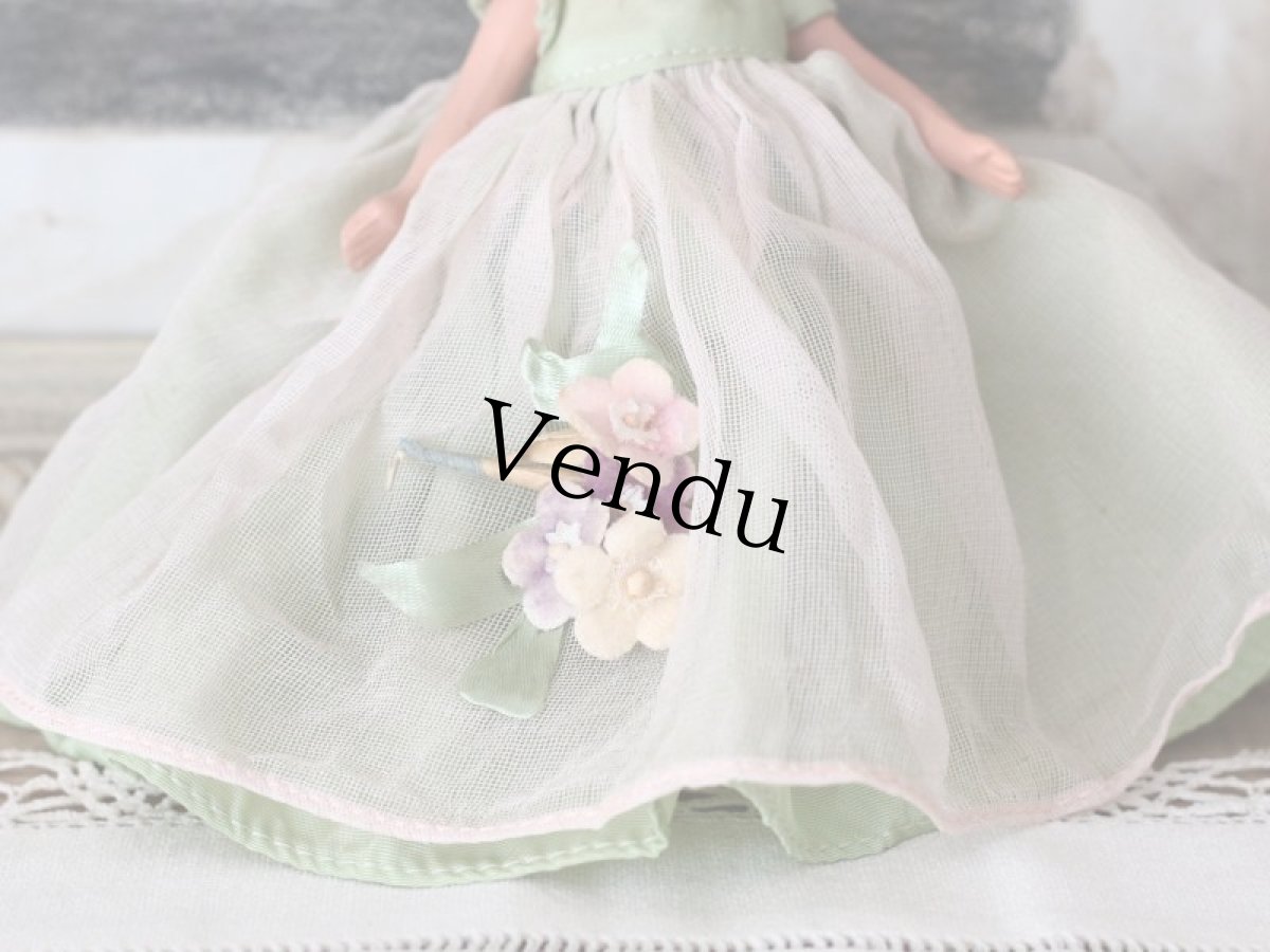 画像6: 若草色ドレスのNancy Ann / ナンシー アン ドール (6)