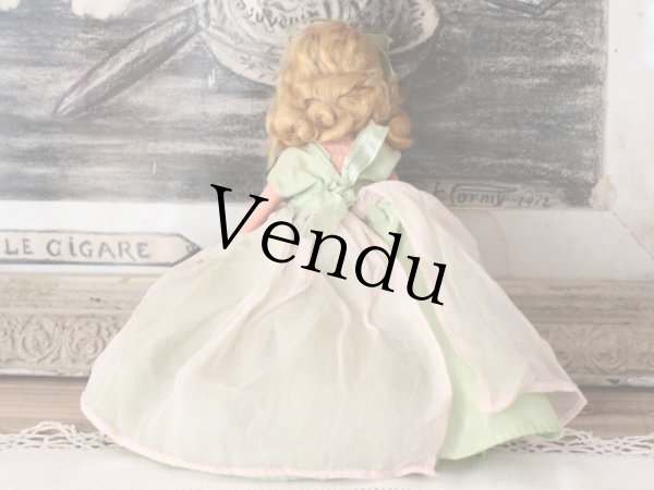 若草色ドレスのNancy Ann / ナンシー アン ドール/Antique Doll/お人形