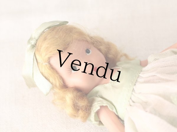 若草色ドレスのNancy Ann / ナンシー アン ドール/Antique Doll/お人形