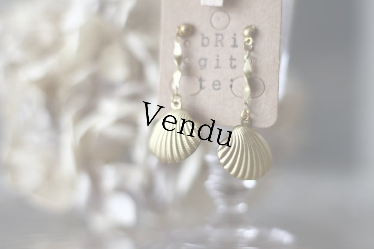 画像1: bRigitte:ピアス K07/ヨーロッパヴィンテージ (1)