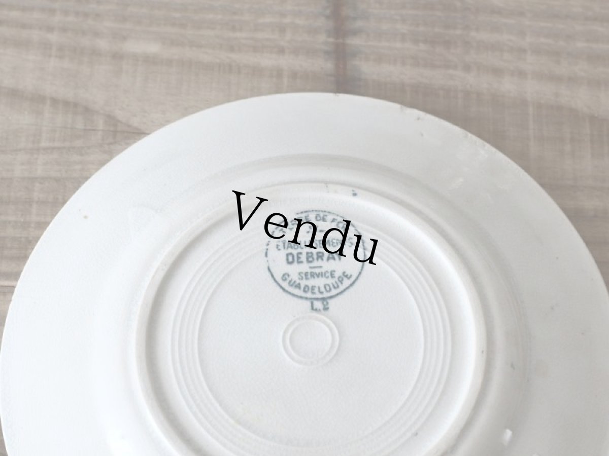 画像4: St.Amand Guadeloupe 18cmプレート/France/サン アマン (4)