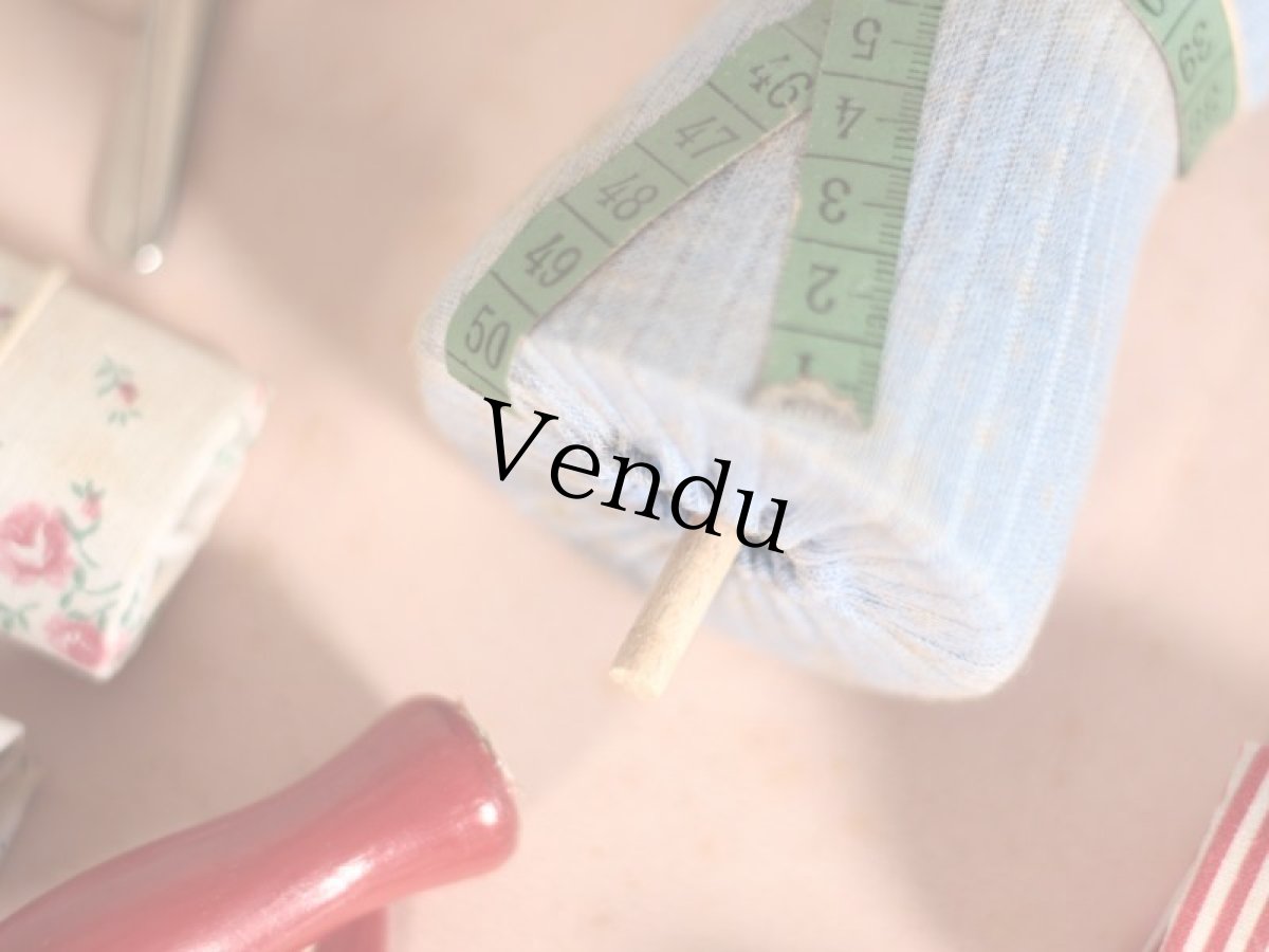 画像9: アンティークドールハウス Parisトルソー＆ソーイングセット/France (9)