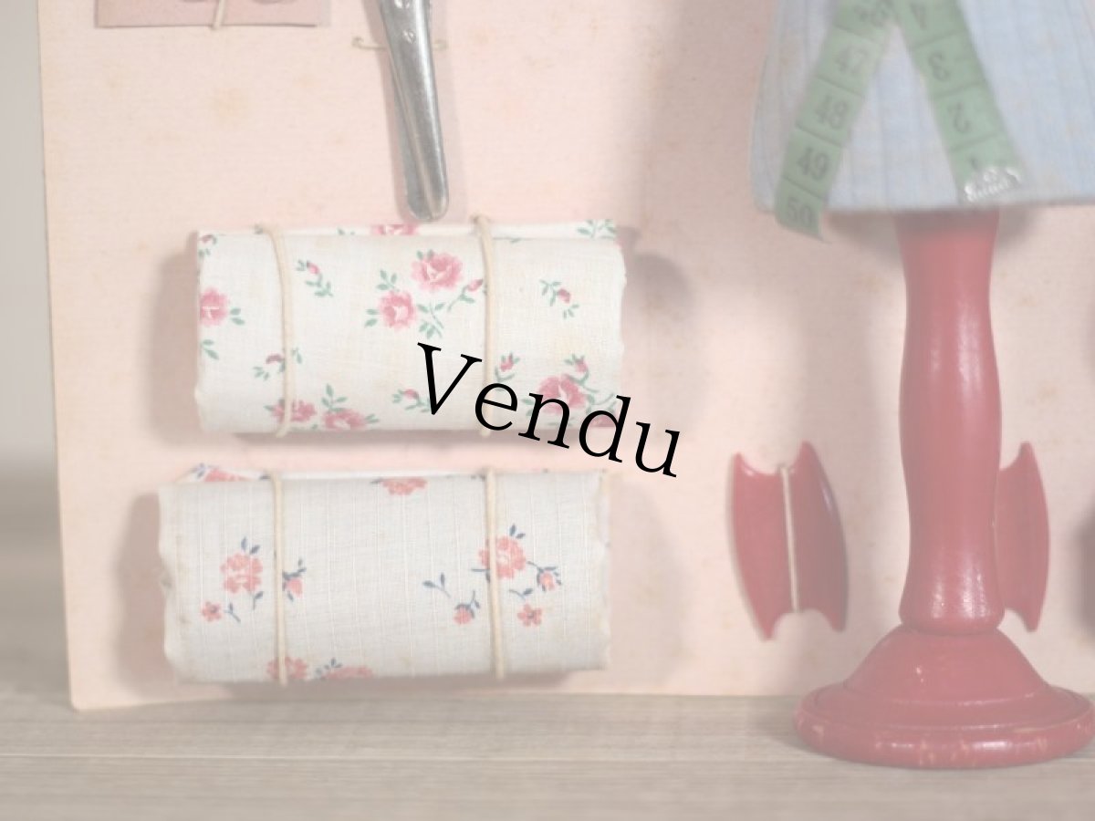 画像4: アンティークドールハウス Parisトルソー＆ソーイングセット/France (4)