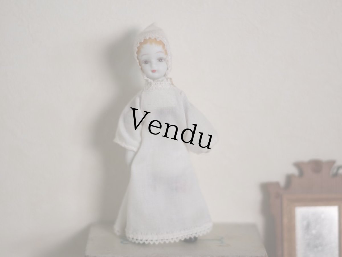 画像6: 白い女の子/ビスクドール (6)