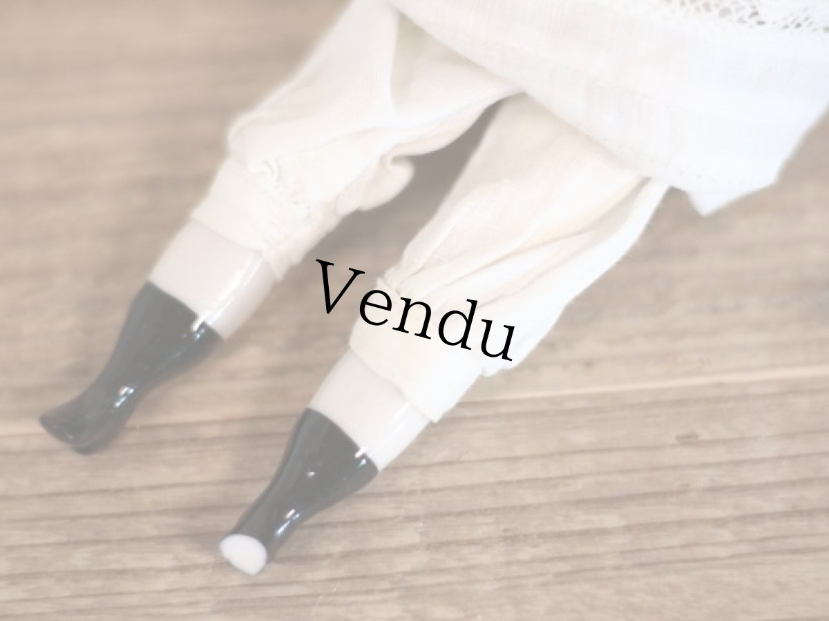 画像7: ブロンドのチャイナヘッドドール (7)