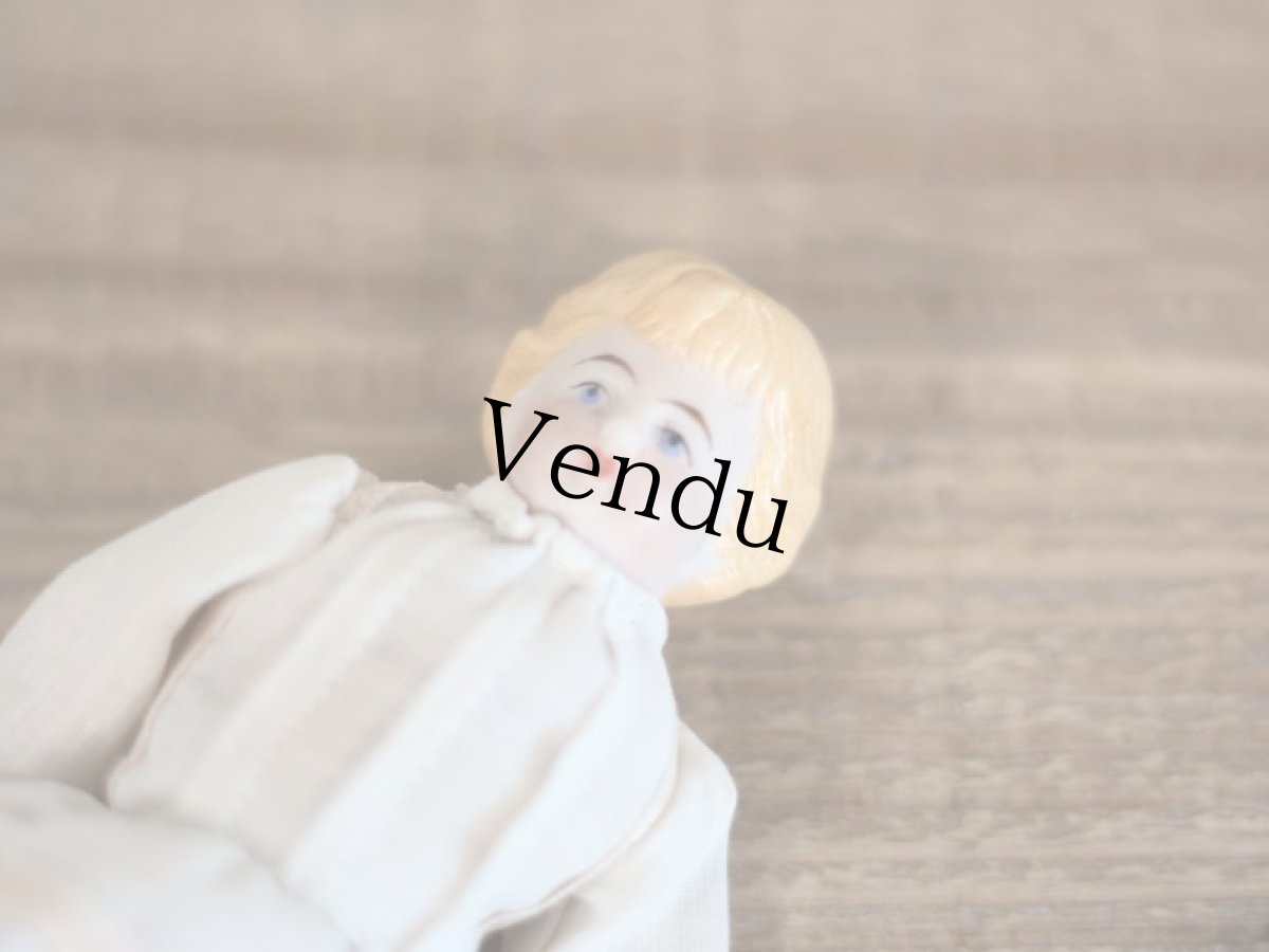 画像10: ブロンドのチャイナヘッドドール (10)