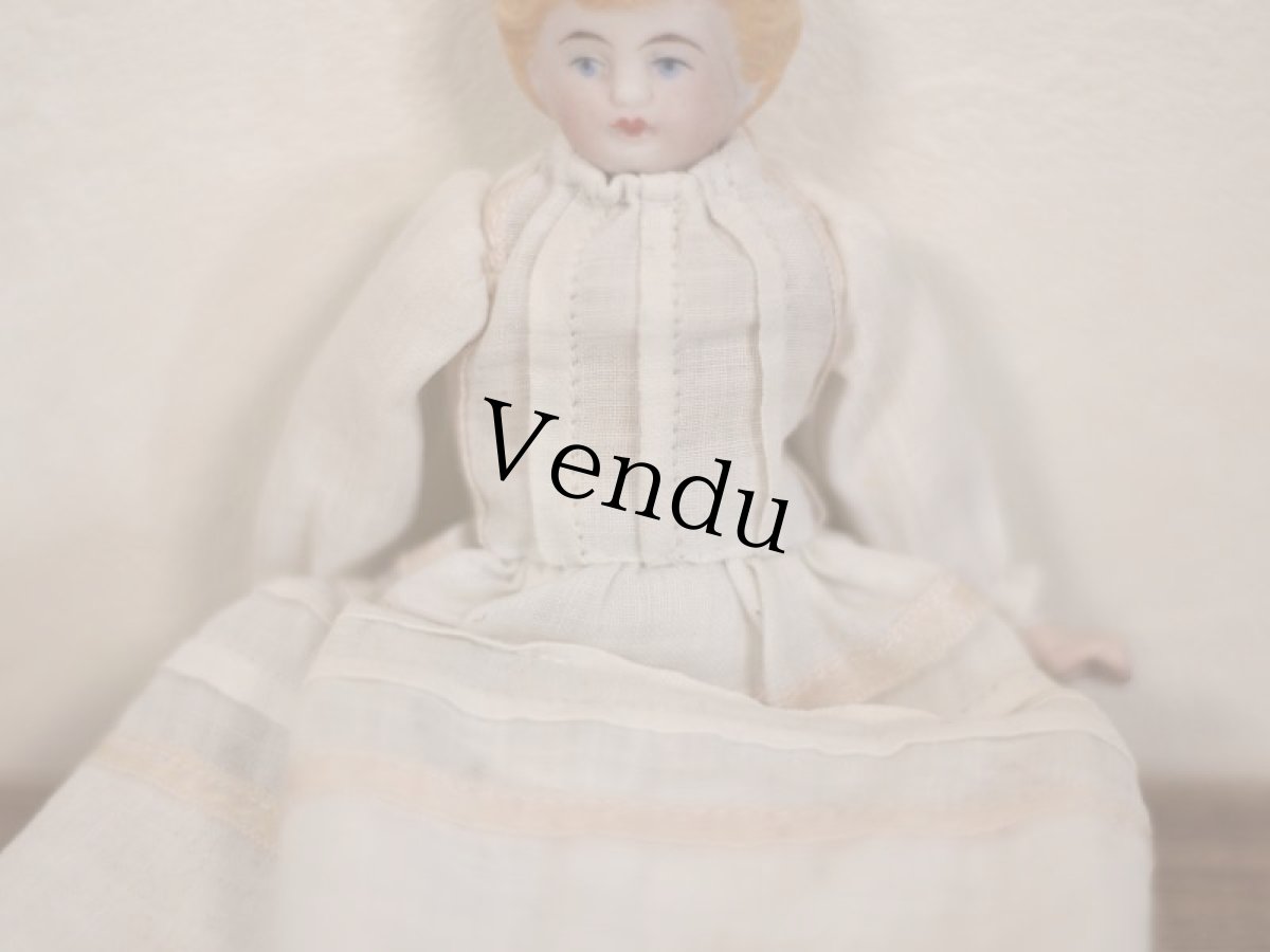 画像3: ブロンドのチャイナヘッドドール (3)