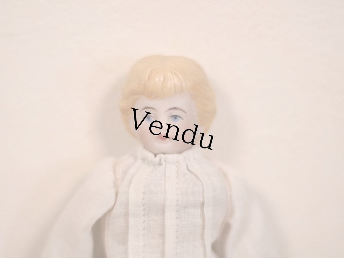 画像2: ブロンドのチャイナヘッドドール (2)