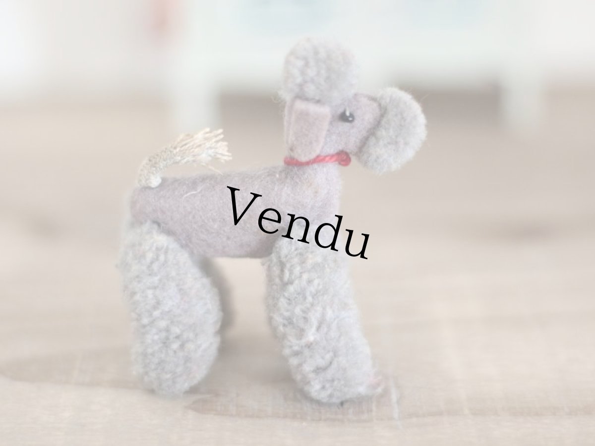 画像3: Steiff Miniature Poodle Gray/Germany (3)