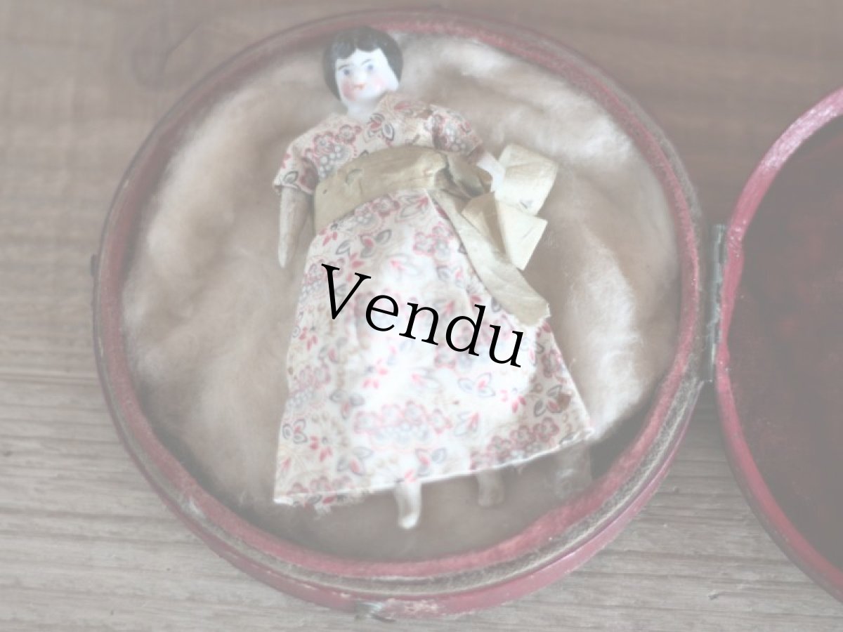 画像2: China Head Doll JewelryBox Set/Germany (2)