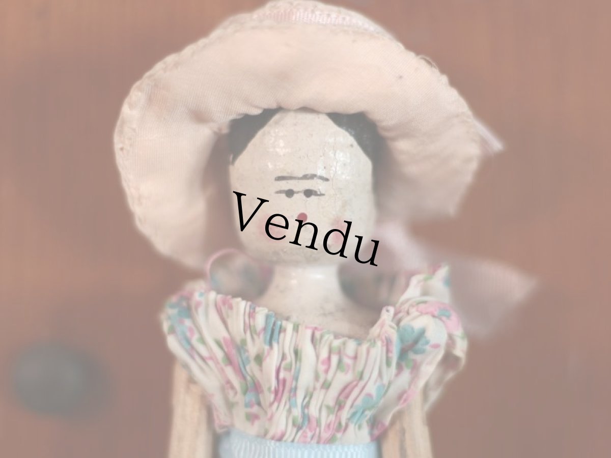 画像2: Wooden Peg Doll/ mini  (2)