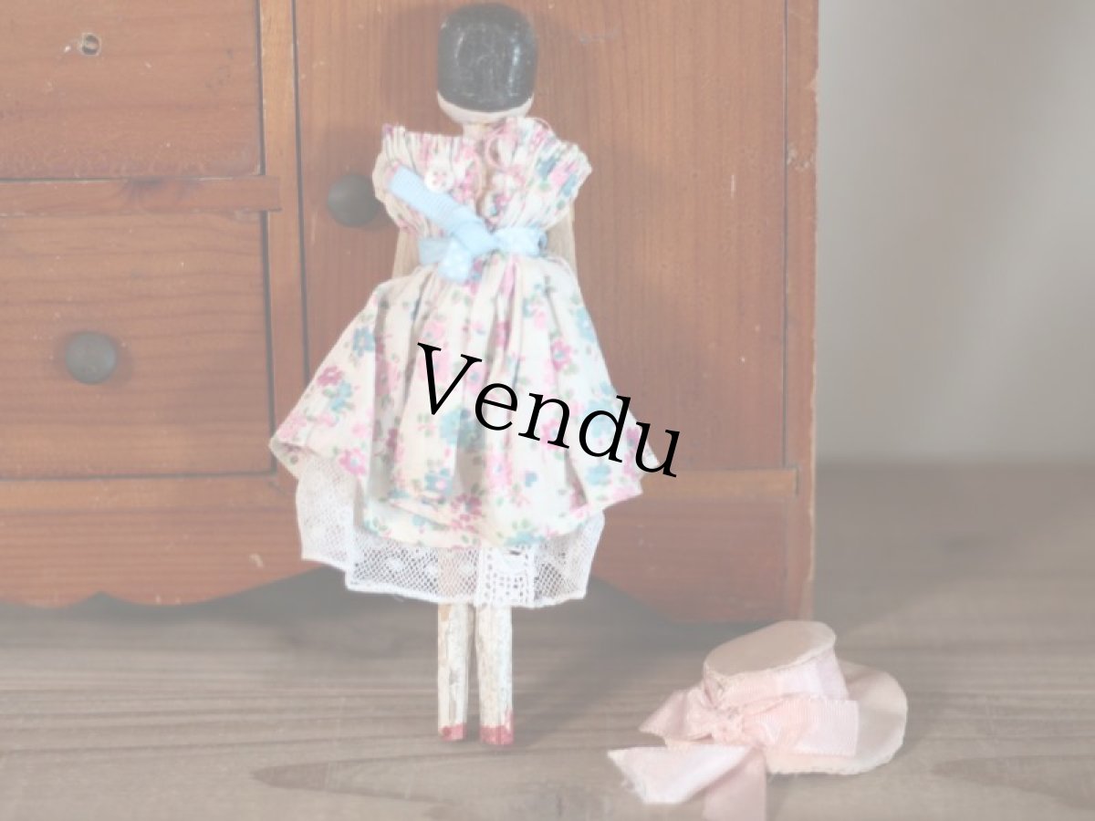 画像6: Wooden Peg Doll/ mini  (6)