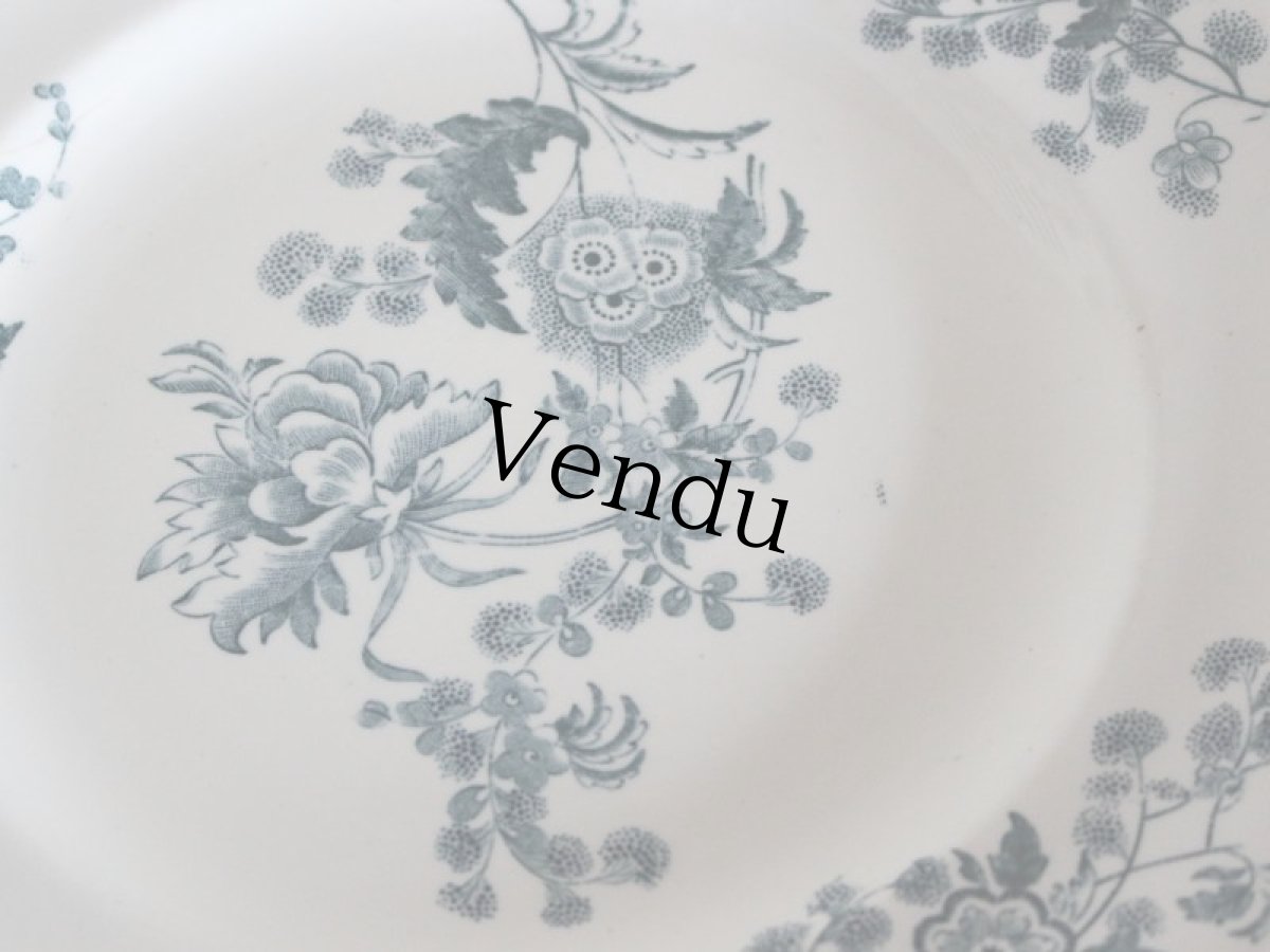 画像2: Longwy プレート 23.5cm/France/ロンウィ (2)