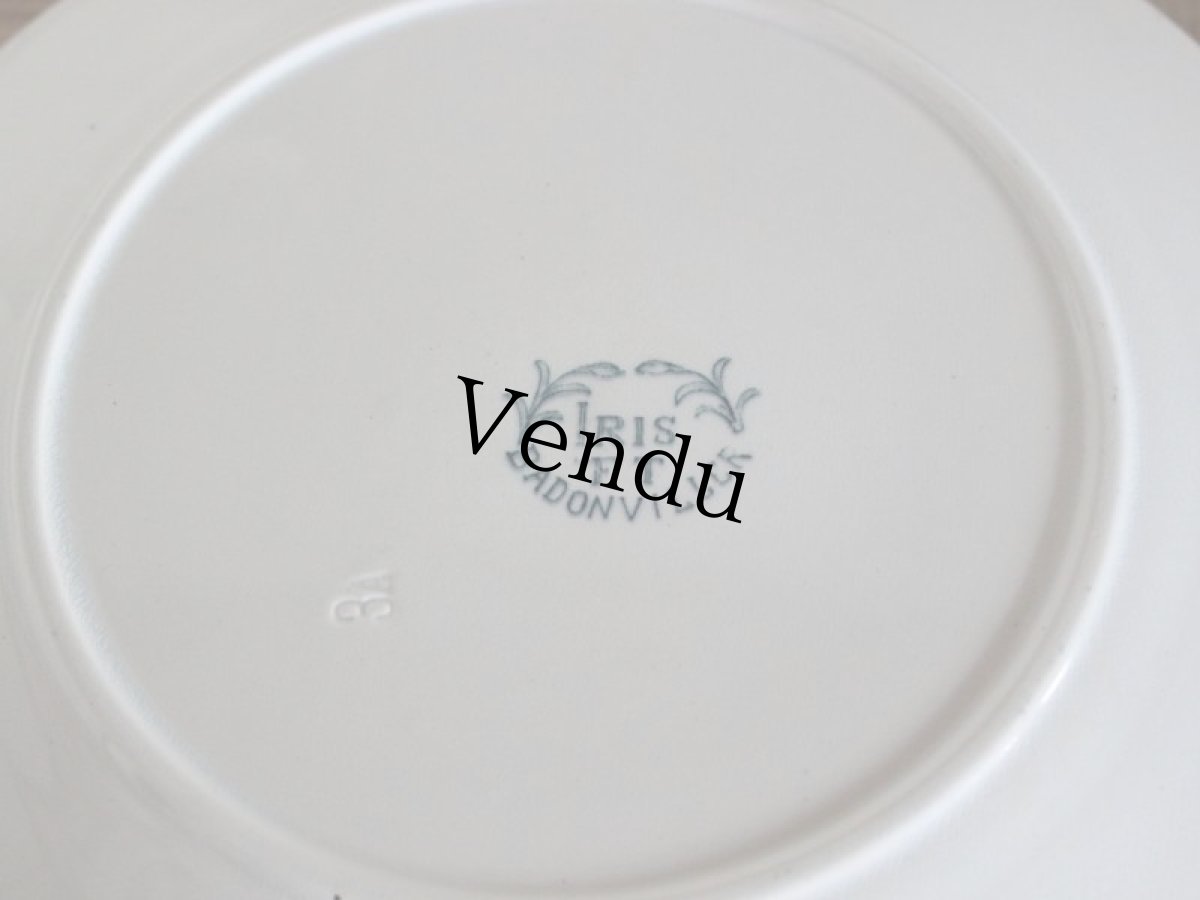 画像4: Badonviller プレート 23cm/France/バドンヴィレ (4)