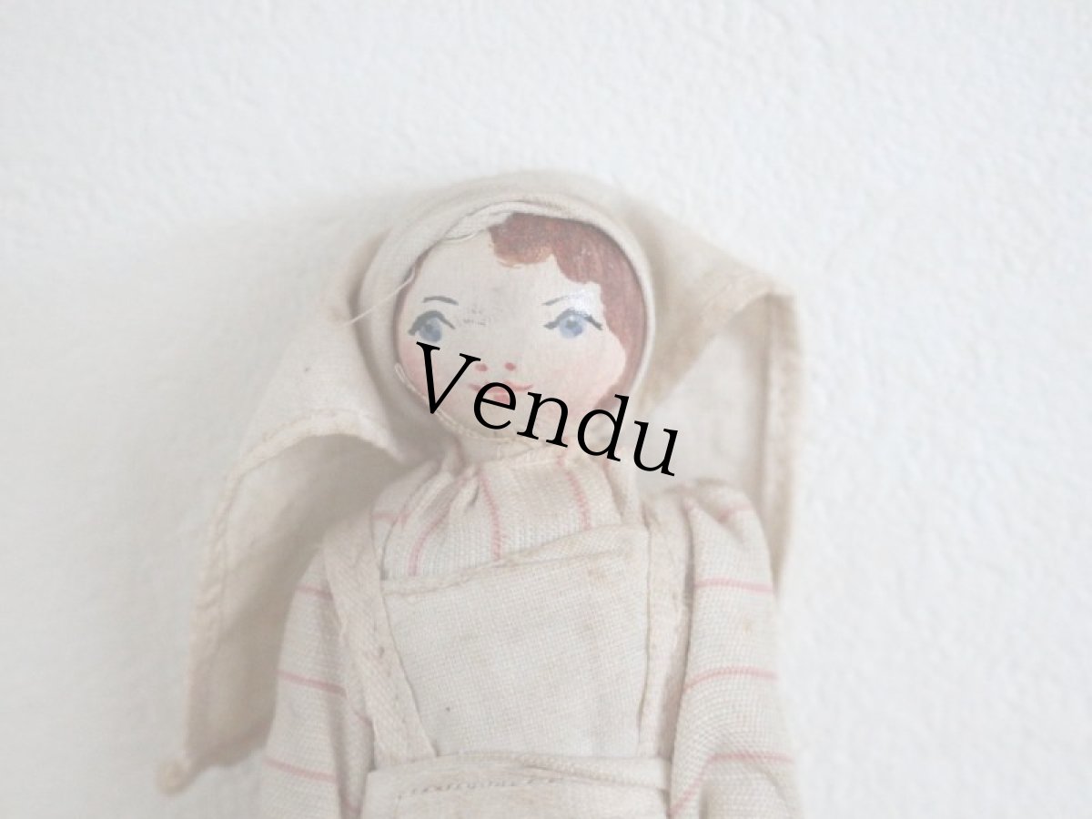 画像2: Nurse Wooden Peg Doll/Pomona Toy (2)
