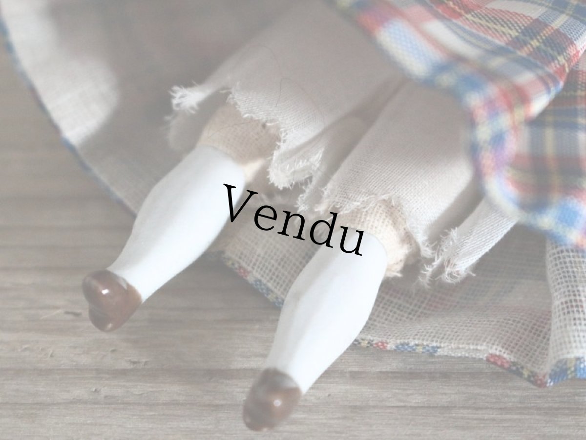 画像5: 黄色いお帽子のチャイナヘッドドール (5)