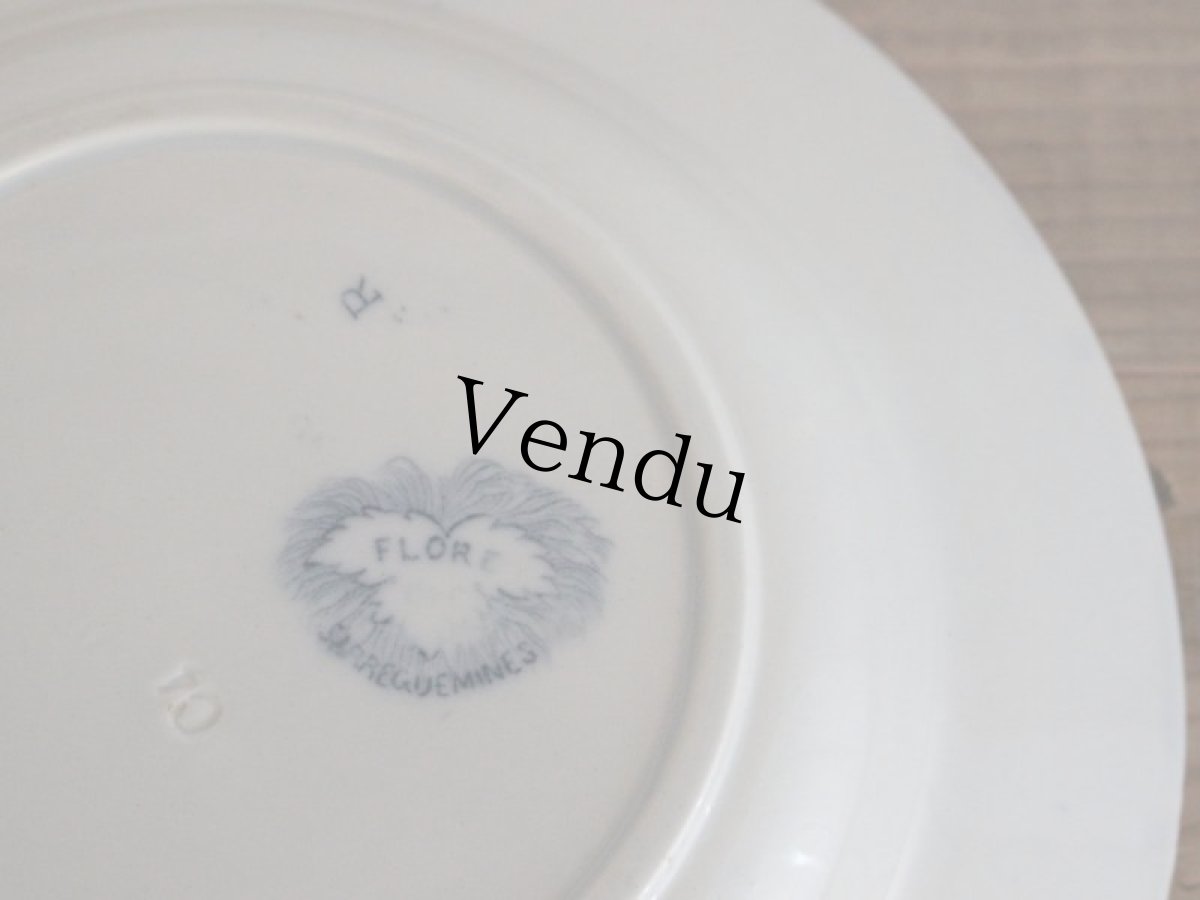 画像4: Sarreguemines Flore スープボウル 22.8cm/France/サルグミンヌ (4)