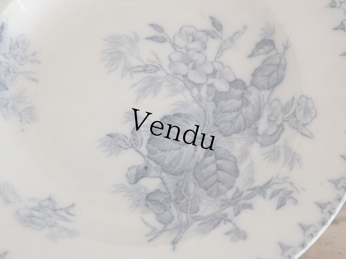 画像2: Sarreguemines Flore スープボウル 22.8cm/France/サルグミンヌ (2)