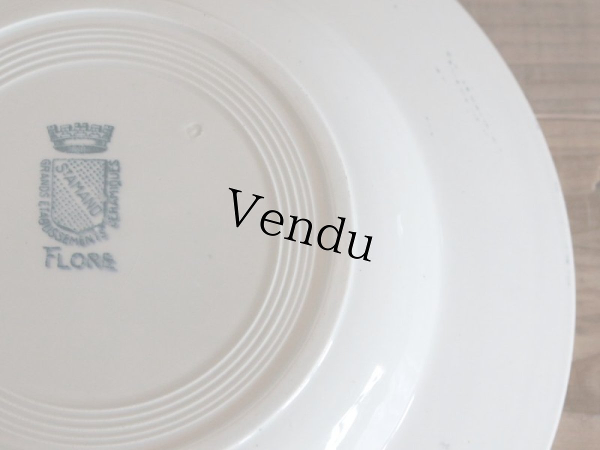 画像3: Saint Amand Flore スープボウル 22.5cm/France/サン アマン (3)