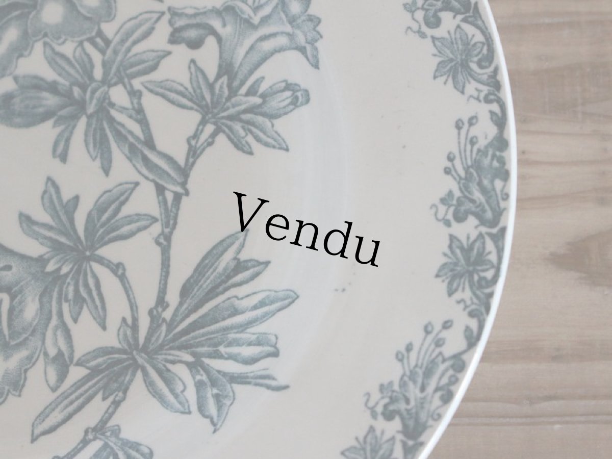 画像2: Saint Amand Flore スープボウル 22.5cm/France/サン アマン (2)