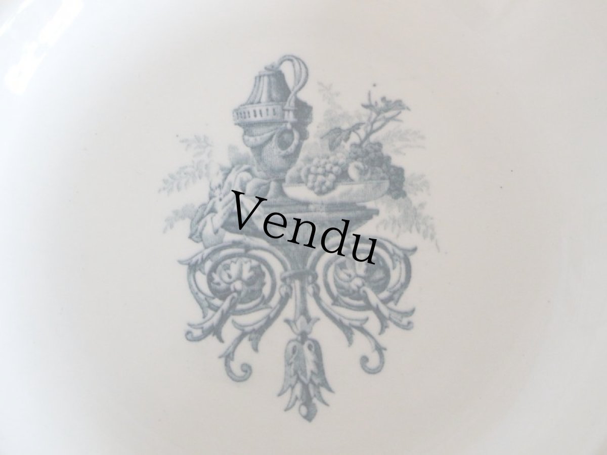 画像2: Lunéville K&G MIREILLE スープボウル 23.8cm/France/リュネヴィル (2)