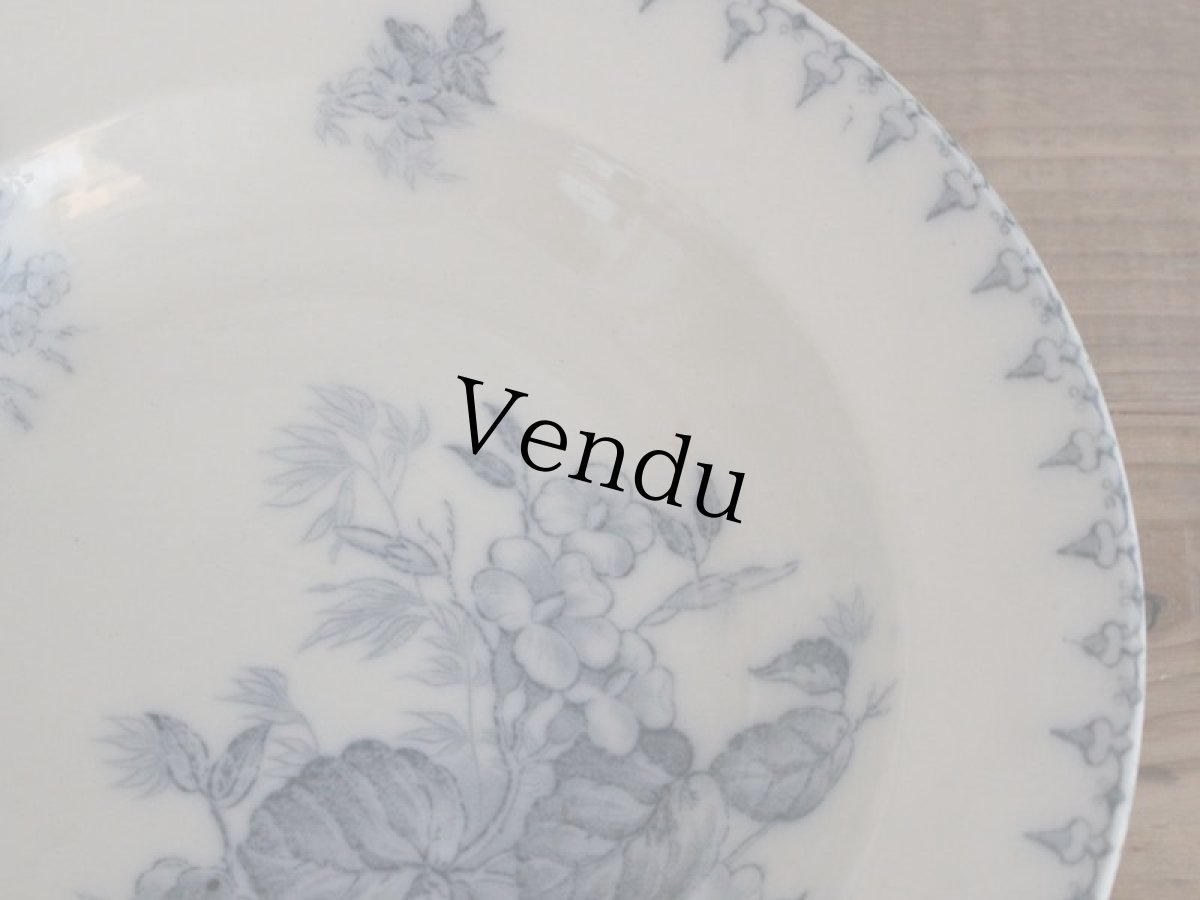 画像3: Sarreguemines Flore スープボウル 22.8cm/France/サルグミンヌ (3)