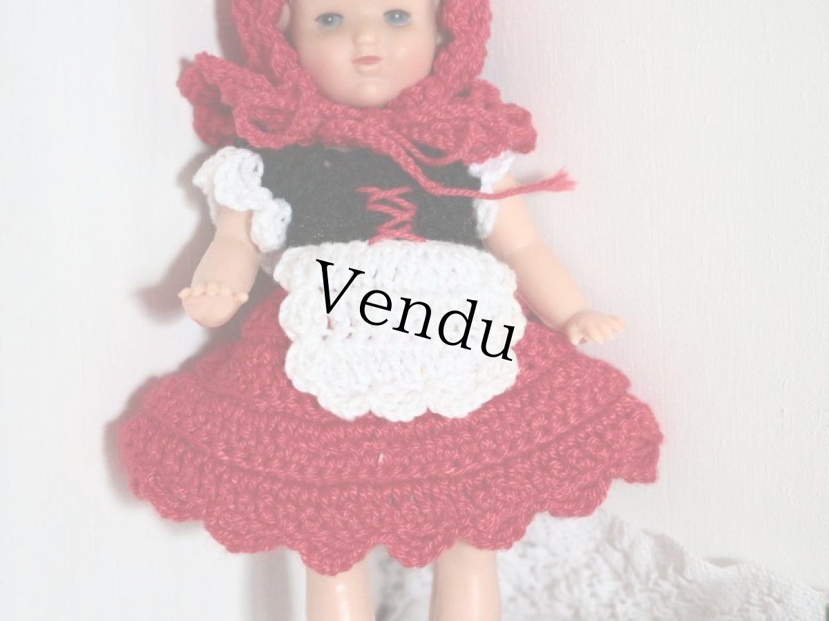 画像3: Vintage LISSI DOLL 5.5in/Little Red Riding Hood (3)