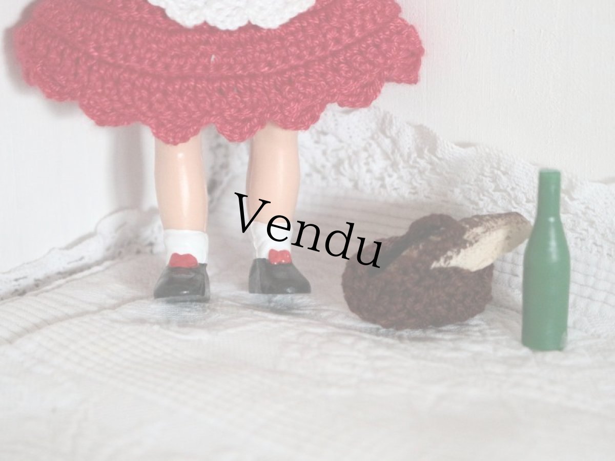 画像4: Vintage LISSI DOLL 5.5in/Little Red Riding Hood (4)