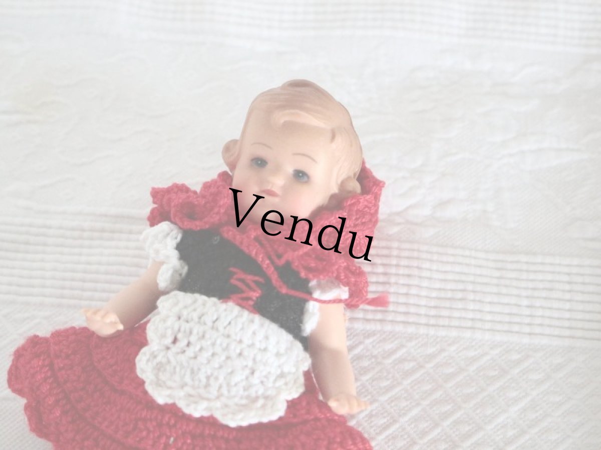 画像5: Vintage LISSI DOLL 5.5in/Little Red Riding Hood (5)