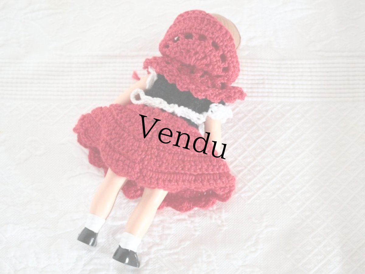 画像7: Vintage LISSI DOLL 5.5in/Little Red Riding Hood (7)