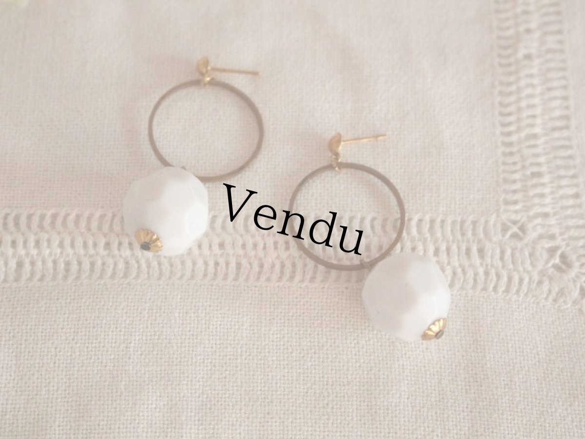 画像2: bRigitte:ピアス K13/ヨーロッパヴィンテージ (2)