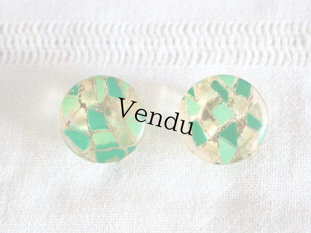 画像2: bRigitte:イヤリング K21/ヨーロッパヴィンテージ (2)