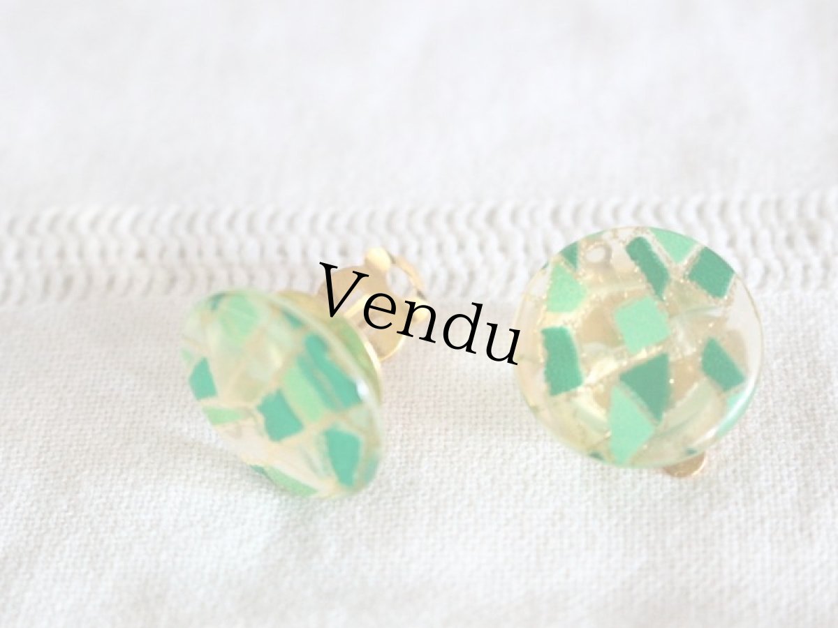 画像3: bRigitte:イヤリング K21/ヨーロッパヴィンテージ (3)