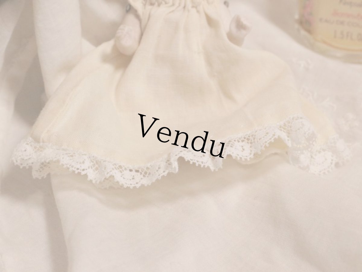 画像4: ブロンドショートヘアのビスクドール 3.5in/Hertwig (4)