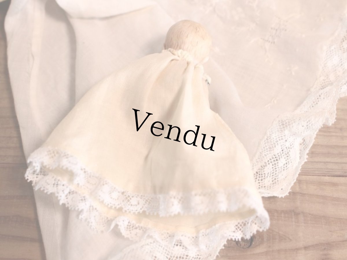 画像5: ブロンドショートヘアのビスクドール 3.5in/Hertwig (5)