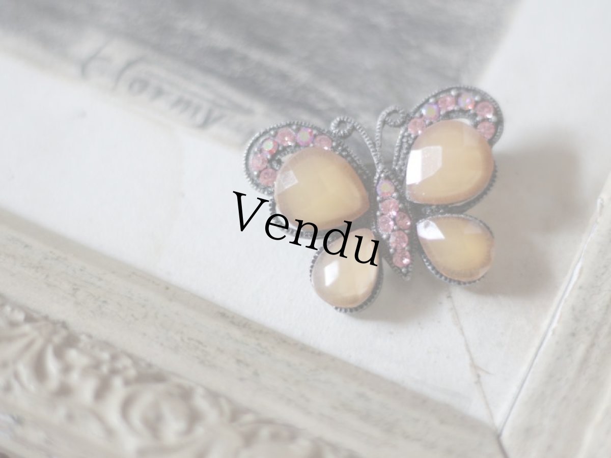 画像3: アンティーク蝶のブローチ (3)