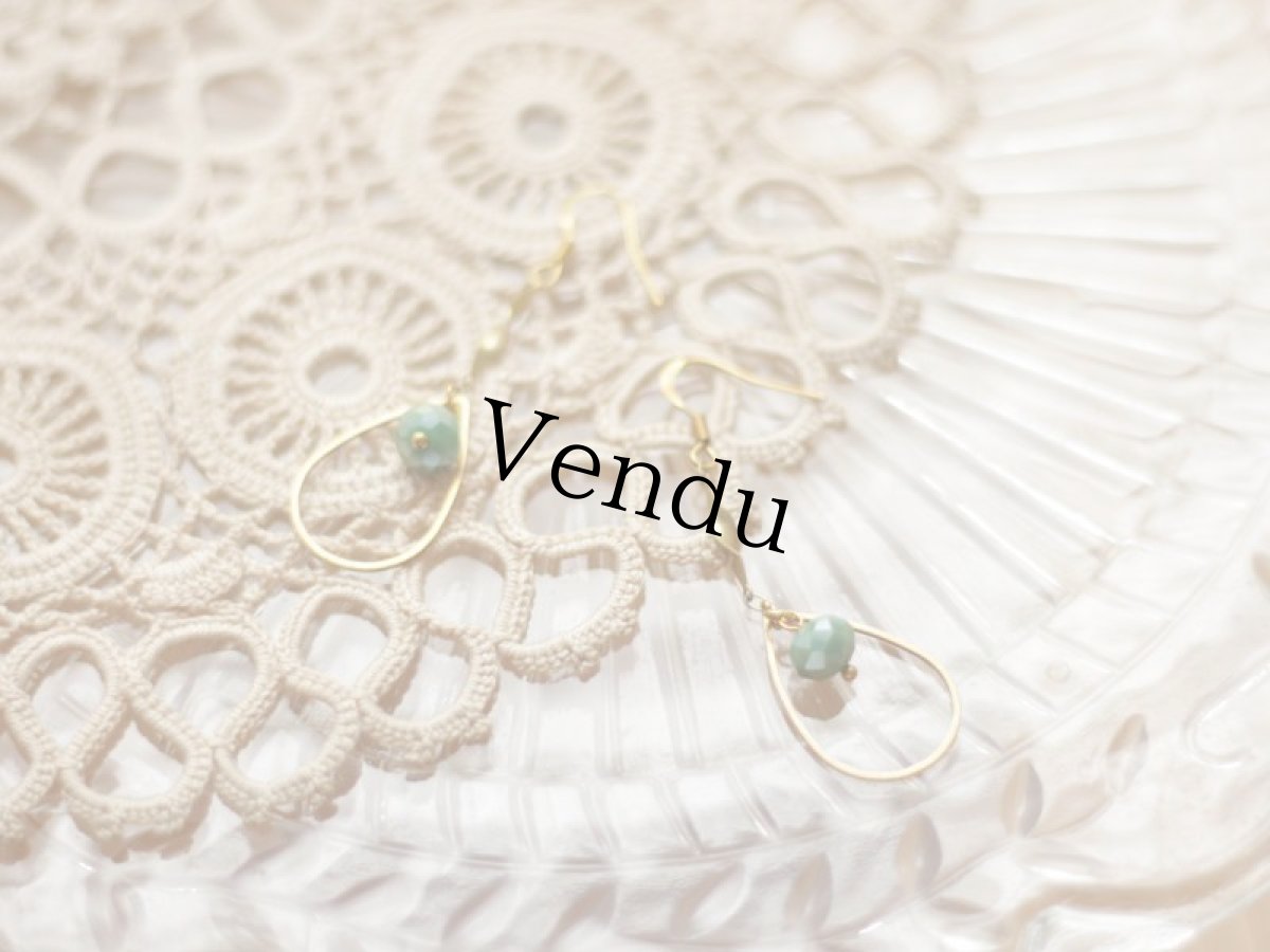 画像2: bRigitte:ピアス K10/ヨーロッパヴィンテージ (2)