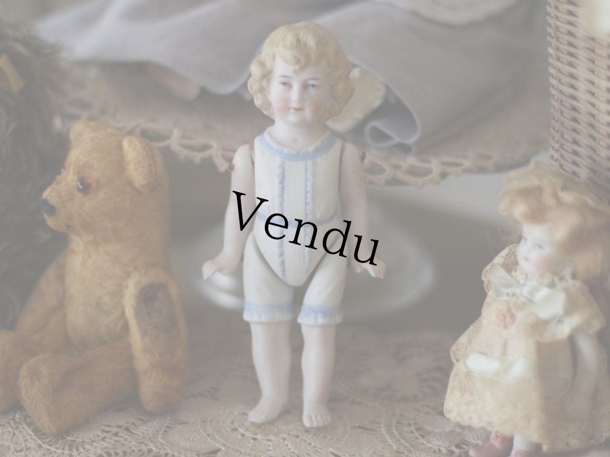 画像7: ブロンドモールドヘアの美しい少女 5.5in/Germany (7)